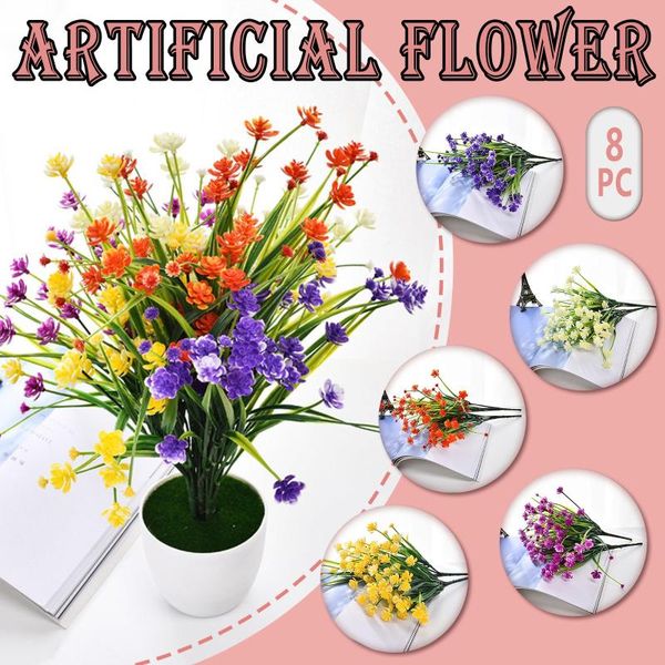 8pcs artificial flower latex real bridal wedding fake flowers floral party decorative gardening decor home decoration & wreaths
8pcs artificial flower latex real bridal wedding fake flowers floral party decorative gardening decor home decoration & wreaths
