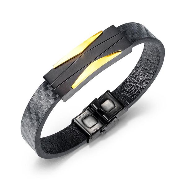 tennis leather bracelet is , simple and versatile, men's titanium steel net red jewelry, Golden;silver
tennis leather bracelet is , simple and versatile, men's titanium steel net red jewelry, Golden;silver