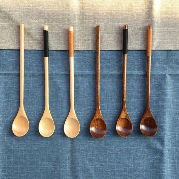 1pc long spoons wooden natural wood handle round for soup cooking mixing stirring
1pc long spoons wooden natural wood handle round for soup cooking mixing stirring
