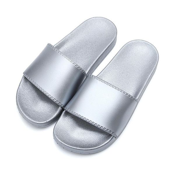 slippers fashion gold and silver couple bathroom male female home indoor bath non-slip floor sandals, Black
slippers fashion gold and silver couple bathroom male female home indoor bath non-slip floor sandals, Black
