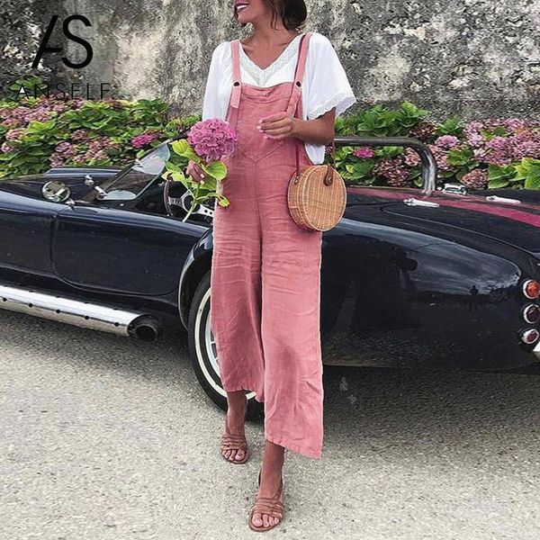 anself summer vintage women jumpsuit cotton linen wide leg sleeveless pockets romper pure color playsuits plus size bib overalls, Black;white
anself summer vintage women jumpsuit cotton linen wide leg sleeveless pockets romper pure color playsuits plus size bib overalls, Black;white