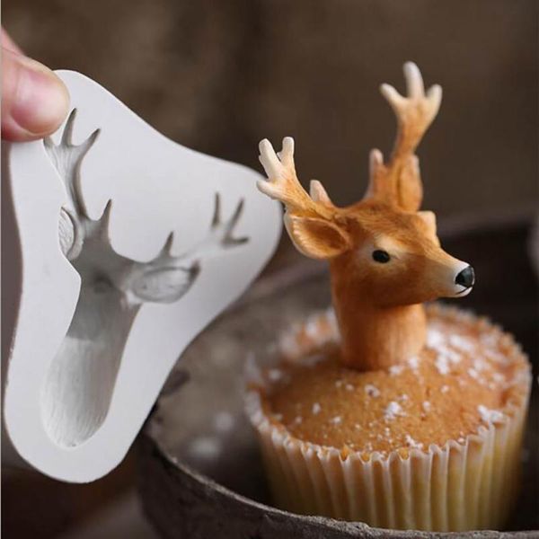 cake tools 3d elk shape silicone mold fondant baking moulds diy cupcake jelly sugarcraft decorating pastry accessories
cake tools 3d elk shape silicone mold fondant baking moulds diy cupcake jelly sugarcraft decorating pastry accessories
