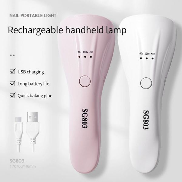 nail dryers 9w handheld potherapy machine rechargeable uv led lamp small portable quick-drying single finger curing
nail dryers 9w handheld potherapy machine rechargeable uv led lamp small portable quick-drying single finger curing