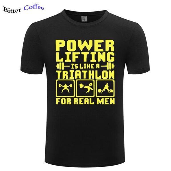 men's t-shirts powerlifting is like a triathlon real men funny t shirts summer cotton harajuku short sleeve o neck streetwear tees, White;black
men's t-shirts powerlifting is like a triathlon real men funny t shirts summer cotton harajuku short sleeve o neck streetwear tees, White;black