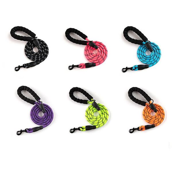 dog collars & leashes pet multicolor circle rope nylon leash comfortable foam handle lead reflective line traction for medium large
dog collars & leashes pet multicolor circle rope nylon leash comfortable foam handle lead reflective line traction for medium large