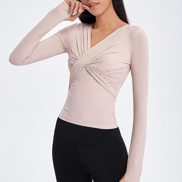 yoga outfit long sleeve gym sports crop fitness woman sport tshirt solid color high elastic workout for women sportswear
yoga outfit long sleeve gym sports crop fitness woman sport tshirt solid color high elastic workout for women sportswear