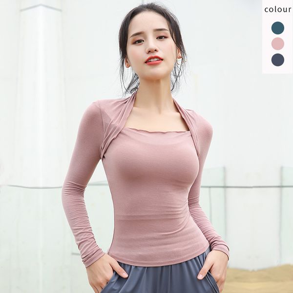 ballet collar tricolor lightweight breathable sports long sleeve slim casual sweat absorbing fitness shirt, Gray
ballet collar tricolor lightweight breathable sports long sleeve slim casual sweat absorbing fitness shirt, Gray