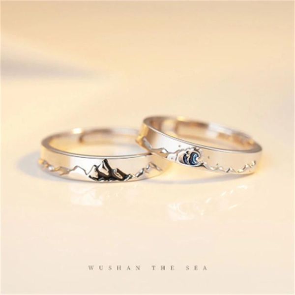 wedding rings fashion couple silver plated personality epoxy mountain and sea adjustable love anniversary gift wholesale, Slivery;golden
wedding rings fashion couple silver plated personality epoxy mountain and sea adjustable love anniversary gift wholesale, Slivery;golden