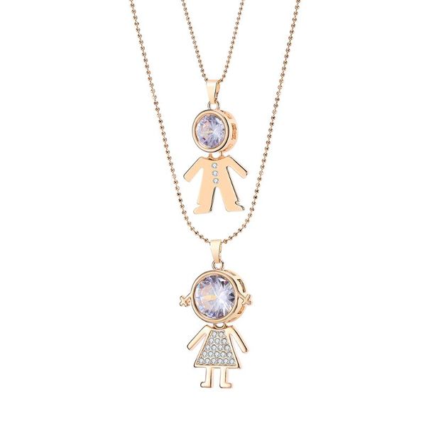 pendant necklaces fashion for women female 2 layered necklace 2021 rhinestone boy girl figure jewelry accessories gifts, Silver
pendant necklaces fashion for women female 2 layered necklace 2021 rhinestone boy girl figure jewelry accessories gifts, Silver