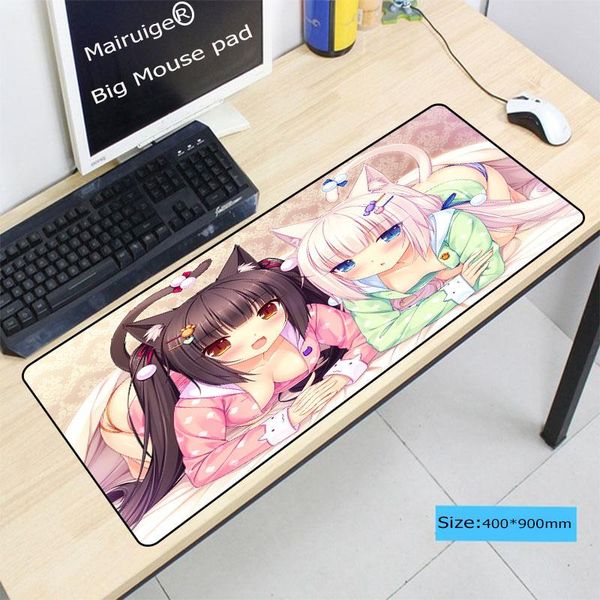 mouse pads & wrist rests mairuige mousepad 900x400mm chocola nekopara keyboard pad gamers play anime cartoon print big lock game
mouse pads & wrist rests mairuige mousepad 900x400mm chocola nekopara keyboard pad gamers play anime cartoon print big lock game
