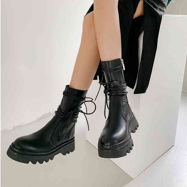 dress shoes martin boots 2021 autumn winter black round toe real leather chunky heels platform zip women mid-calf 9rw
dress shoes martin boots 2021 autumn winter black round toe real leather chunky heels platform zip women mid-calf 9rw