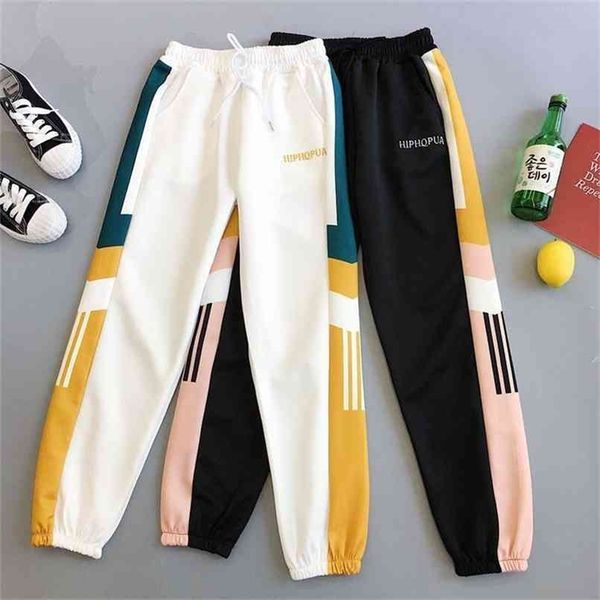 jogger pants loose hip hop trousers baggy sweatpants streetwear high waist casual plus size sport female 210915, Black;white
jogger pants loose hip hop trousers baggy sweatpants streetwear high waist casual plus size sport female 210915, Black;white