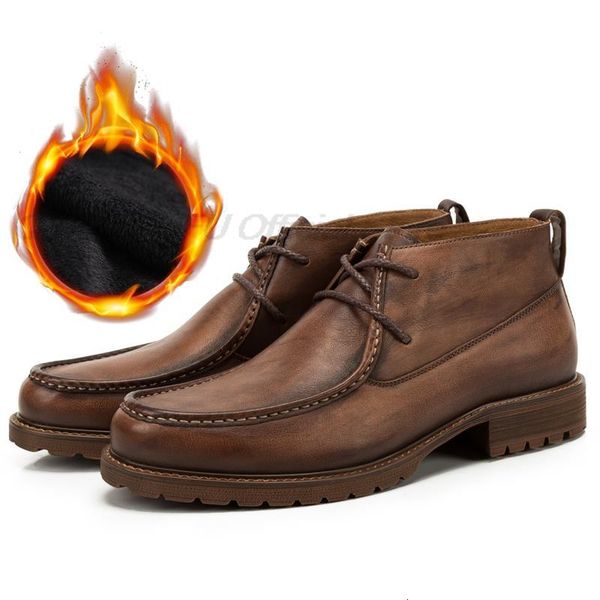 dress shoes men retro autumn winter boots manual cow leather fashion ankle round toe lace-up sewing martins coffee color brown 9g1r, Black
dress shoes men retro autumn winter boots manual cow leather fashion ankle round toe lace-up sewing martins coffee color brown 9g1r, Black