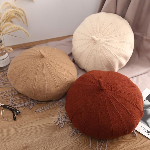 beanies autumn winter soft wool mixed beret women's elastic retro painter hat warm knit in and
beanies autumn winter soft wool mixed beret women's elastic retro painter hat warm knit in and