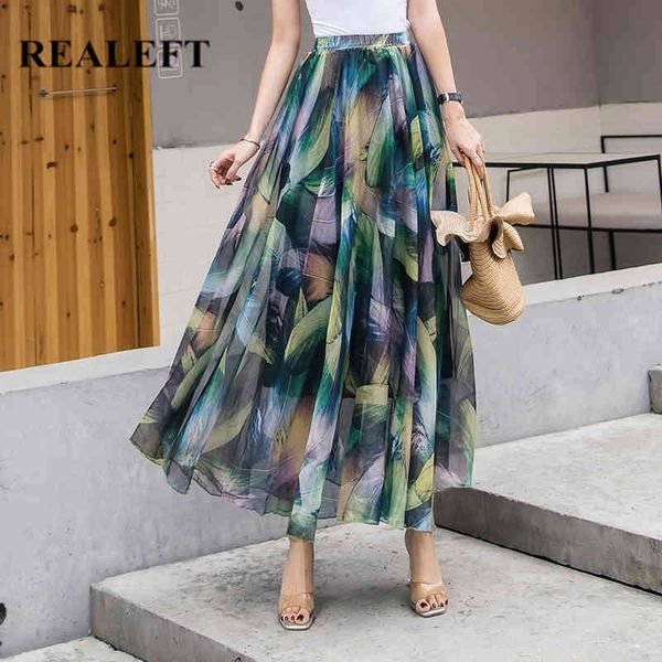 summer chiffon bohemian women's long skirts high waist loose female floral printed beach maxi umbrella 210428, Black
summer chiffon bohemian women's long skirts high waist loose female floral printed beach maxi umbrella 210428, Black