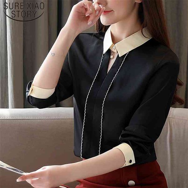 fashion long sleeve office lady silk chiffon blouse solid loose women and busas elegantes 8390 50 210506, White
fashion long sleeve office lady silk chiffon blouse solid loose women and busas elegantes 8390 50 210506, White