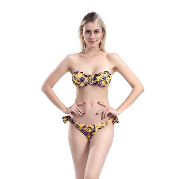 women's swimwear bikini 2021 printing wrap chest bandage triangle breast pad beautiful back sexi bikinis set women swimsuit biquini, White;black
women's swimwear bikini 2021 printing wrap chest bandage triangle breast pad beautiful back sexi bikinis set women swimsuit biquini, White;black
