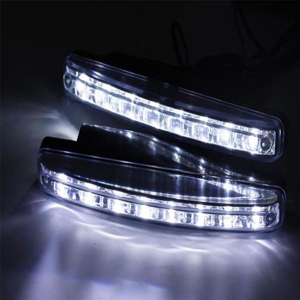 emergency lights 8led white daytime running light fog driving daylight head lamps for automatic navigation warning car car-styling
emergency lights 8led white daytime running light fog driving daylight head lamps for automatic navigation warning car car-styling