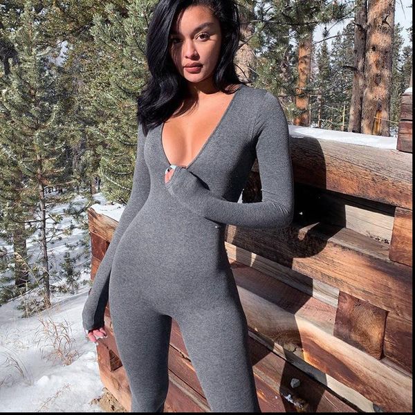womens rompers casual solid cotton fitness black grey jumpsuit women zipper o neck long sleeve leggings bodycon, Black;white
womens rompers casual solid cotton fitness black grey jumpsuit women zipper o neck long sleeve leggings bodycon, Black;white
