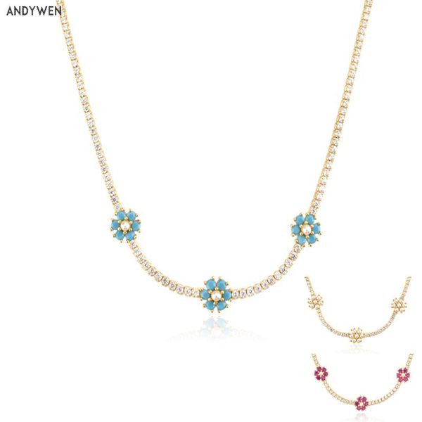 chains andywen 100% 925 sterling silver gold turquoise flower rainbow choker necklace 2021 women zircon cz chian luxury party jewelry
chains andywen 100% 925 sterling silver gold turquoise flower rainbow choker necklace 2021 women zircon cz chian luxury party jewelry