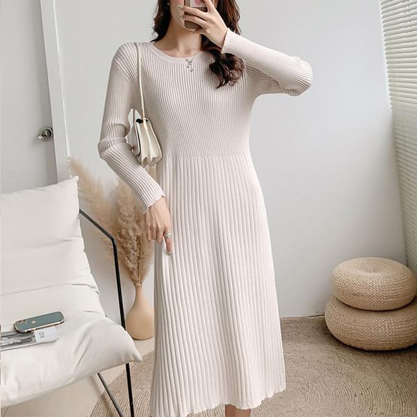 casual dresses winter clothing women with coat midi long solid color sweater dress bottoming inner knitted elegant autumn female 2021, Black;gray
casual dresses winter clothing women with coat midi long solid color sweater dress bottoming inner knitted elegant autumn female 2021, Black;gray