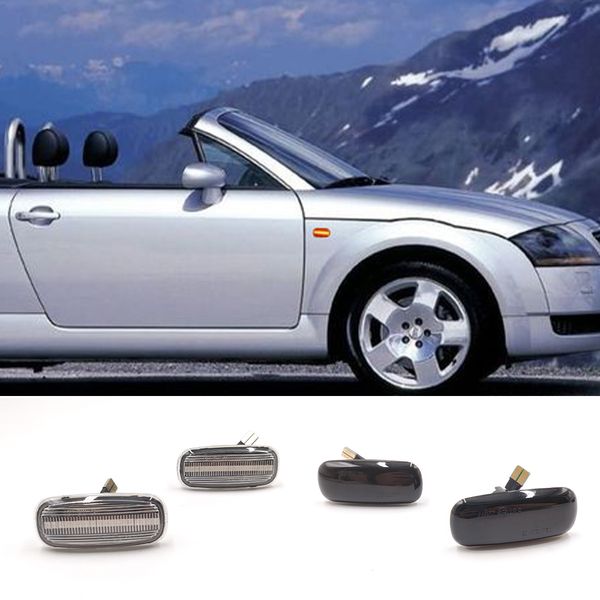 1 set for audi a3 s3 8l 2000-2003 a8 d2 1999-2002 tt 8n 2000-2006 led dynamic side marker turn signal lights indicator lamps
1 set for audi a3 s3 8l 2000-2003 a8 d2 1999-2002 tt 8n 2000-2006 led dynamic side marker turn signal lights indicator lamps