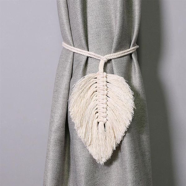 curtain & drapes 2pcs/set hand-woven leaf cotton thread ornaments tiebacks for living room holdback window decoration
curtain & drapes 2pcs/set hand-woven leaf cotton thread ornaments tiebacks for living room holdback window decoration