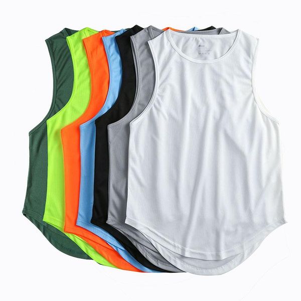 men' tank mens solid color quick drying vest running training breathable sports sleeveless fitness t-shirt -40, White;black
men' tank mens solid color quick drying vest running training breathable sports sleeveless fitness t-shirt -40, White;black
