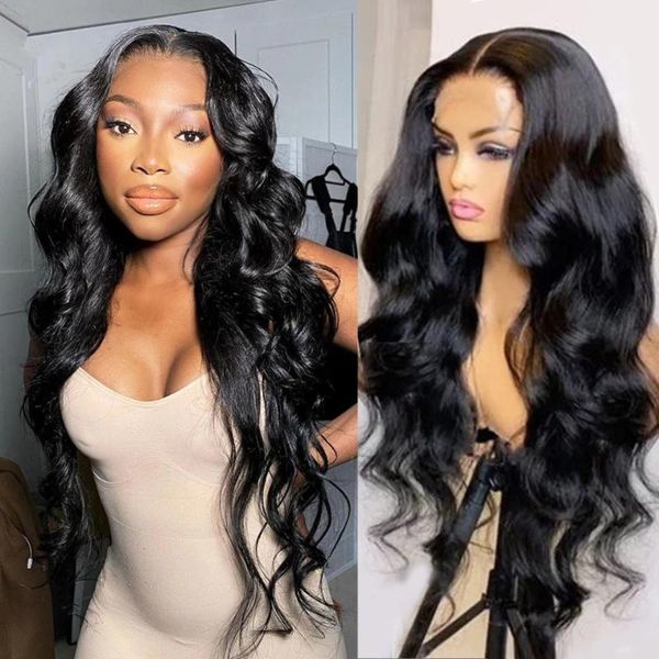 synthetic wigs jet black color body wavy lace front with baby hair for women glueless natural hairline wig heat resistant daily
synthetic wigs jet black color body wavy lace front with baby hair for women glueless natural hairline wig heat resistant daily