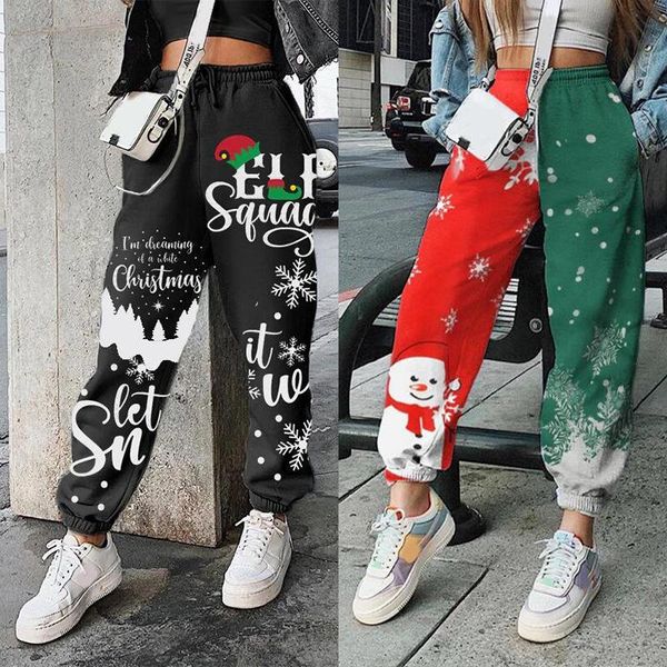 women's pants & capris women fashion christmas tree snowman print autumn elastic waist pocket harajuku sport trouser casual streetwear, Black;white
women's pants & capris women fashion christmas tree snowman print autumn elastic waist pocket harajuku sport trouser casual streetwear, Black;white