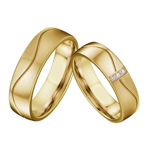wedding rings 2021 alliances proposal love couple marriage set for men and women matching pair stainless steel ring, Slivery;golden
wedding rings 2021 alliances proposal love couple marriage set for men and women matching pair stainless steel ring, Slivery;golden