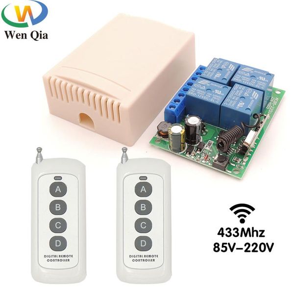 smart home control wireless switch 433mhz garage remote ac 220v 10a relay receiver and long range transmitter for electric curtain
smart home control wireless switch 433mhz garage remote ac 220v 10a relay receiver and long range transmitter for electric curtain