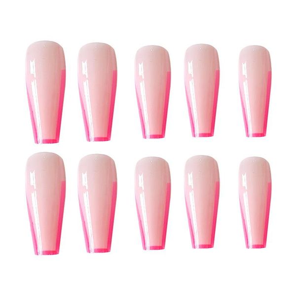 nail art kits 24pcs pink patch glue type removable super long paragraph fashion manicure save time false
nail art kits 24pcs pink patch glue type removable super long paragraph fashion manicure save time false