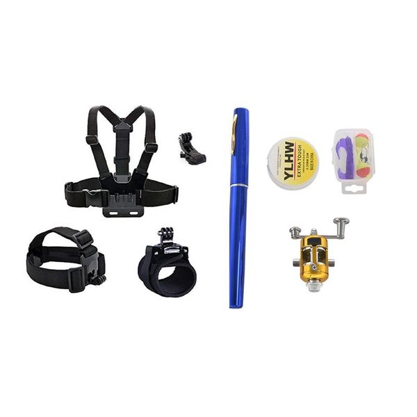 boat fishing rods camera accessories head strap chest hand band mount kit with rod reel combo set
boat fishing rods camera accessories head strap chest hand band mount kit with rod reel combo set