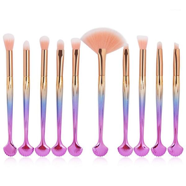 10pcs shell makeup brush set beauty tool soft eyes shadow brow blush powder lip concealer fan cosmetic make up ki1
10pcs shell makeup brush set beauty tool soft eyes shadow brow blush powder lip concealer fan cosmetic make up ki1