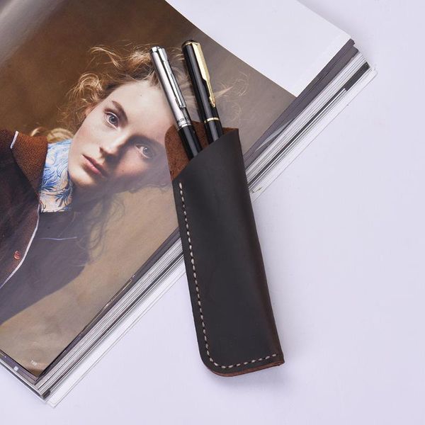 pencil bags handmade retro vintage full grain leather case pouch pen holder organizer bag stationery gift for kids students artists
pencil bags handmade retro vintage full grain leather case pouch pen holder organizer bag stationery gift for kids students artists