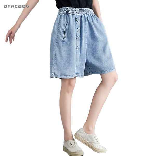 women's shorts loose elastic waist women wide leg jeans with button 2021 summer casual vintage knee length short denim ladies blue, White;black
women's shorts loose elastic waist women wide leg jeans with button 2021 summer casual vintage knee length short denim ladies blue, White;black