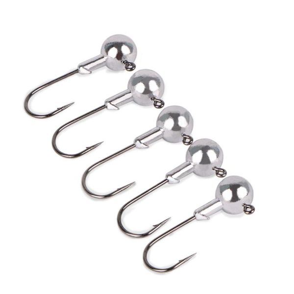 50pcs fishhooks lead fishing hooks round jig head hook 1/2/3/3.5/4/5/7/10/14g for soft lure accessories
50pcs fishhooks lead fishing hooks round jig head hook 1/2/3/3.5/4/5/7/10/14g for soft lure accessories