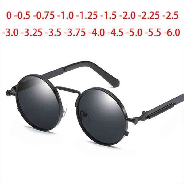 retro punk spring leg round sunglasses men polarized metal myopia lens prescription sun glasses 0 0.5 0.75 to 6.0, White;black
retro punk spring leg round sunglasses men polarized metal myopia lens prescription sun glasses 0 0.5 0.75 to 6.0, White;black