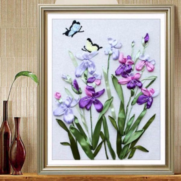 embroidery chinese cloth art three-dimensional ribbon exquisite home hanging picture decorations as a gift. other arts and crafts
embroidery chinese cloth art three-dimensional ribbon exquisite home hanging picture decorations as a gift. other arts and crafts