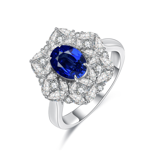cluster rings silver karat gold ring lab grown blue sapphire gemstone jewelry for vatenline's day, Golden;silver
cluster rings silver karat gold ring lab grown blue sapphire gemstone jewelry for vatenline's day, Golden;silver