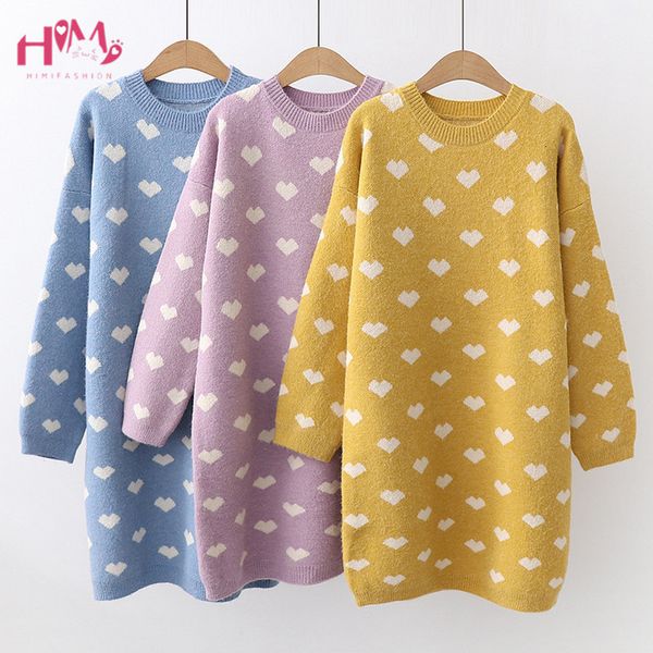 autumn winter women long sleeve sweater lovely yellow knitted pullover korean vintage kawaii plus size wool clothes pink, Black;gray
autumn winter women long sleeve sweater lovely yellow knitted pullover korean vintage kawaii plus size wool clothes pink, Black;gray