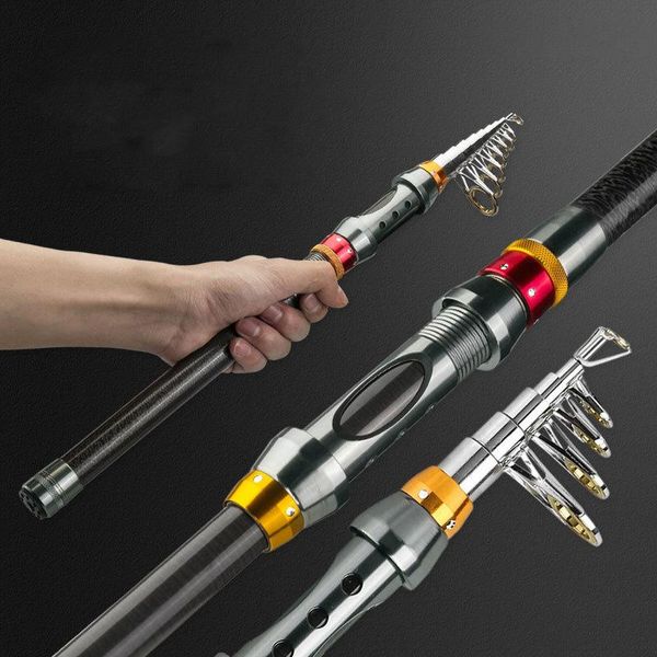 carbon fiber power hand pole fishing rod feeder boat rods