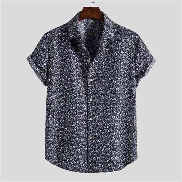 men fashion ethnic short sleeve casual printing hawaiian blouse shirts good men designer shirts plus size drop 210708, White;black
men fashion ethnic short sleeve casual printing hawaiian blouse shirts good men designer shirts plus size drop 210708, White;black