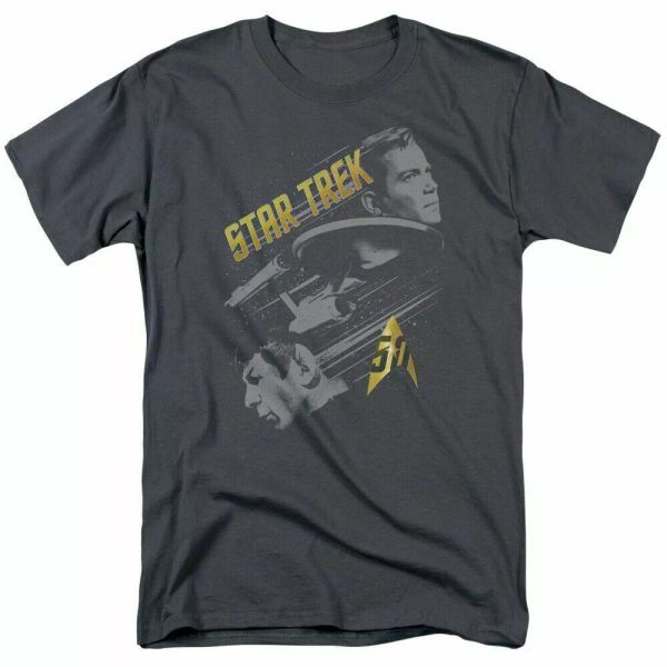 star trek 50 year frontier t shirt licensed sci-fi tv classic tee new charcoal, White;black
star trek 50 year frontier t shirt licensed sci-fi tv classic tee new charcoal, White;black