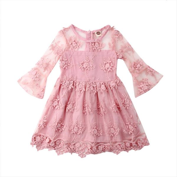 princess wedding party prom girl dress birthday long flare sleeve lace flowers pink knee length a line, Red;yellow
princess wedding party prom girl dress birthday long flare sleeve lace flowers pink knee length a line, Red;yellow