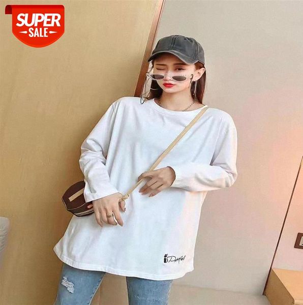 li zhiqi embroidery pattern long-sleeved t-shirt korean version of the round neck loose and thin casual fashion bottoming 1104 #gs0r, Black;gray
li zhiqi embroidery pattern long-sleeved t-shirt korean version of the round neck loose and thin casual fashion bottoming 1104 #gs0r, Black;gray