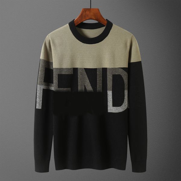 men's sweaters designer retro autumn winter letter printing fashion business sweater men clothing, White;black
men's sweaters designer retro autumn winter letter printing fashion business sweater men clothing, White;black