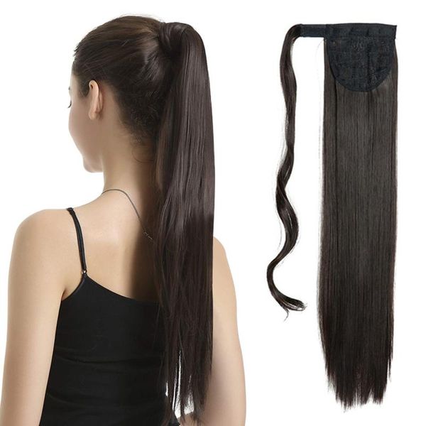 synthetic wigs fake hairpiece ponytail natural straight hair false overhead pony tail pigtai for women, Black
synthetic wigs fake hairpiece ponytail natural straight hair false overhead pony tail pigtai for women, Black