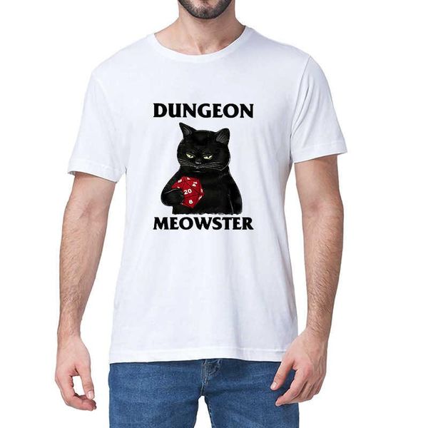 men's t-shirts graphic dungeon meowster black cat game funny dungeo novelty t-shirt humor streetwear tee top, White;black
men's t-shirts graphic dungeon meowster black cat game funny dungeo novelty t-shirt humor streetwear tee top, White;black